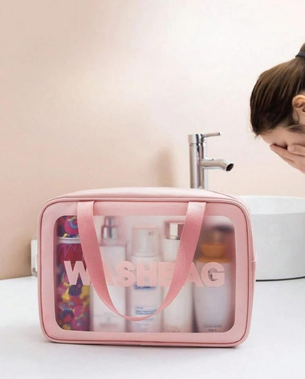 Transparent Waterproof Travel Wash Bag