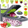 16-in-1 Multi-Functional Vegetable Chopper, Dicer & Slicer with Storage Container