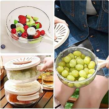 Multi-Functional Fruit & Vegetable Drain Basket
