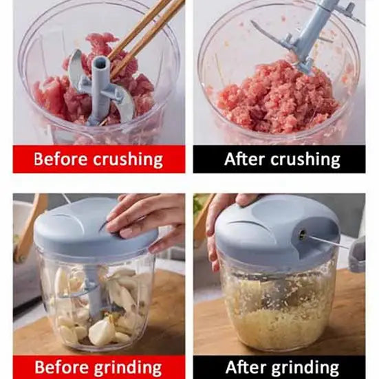 Manual Food Chopper – High Quality Kitchen Tool for Chopping Vegetables, Fruits, Herbs & Other Ingredients