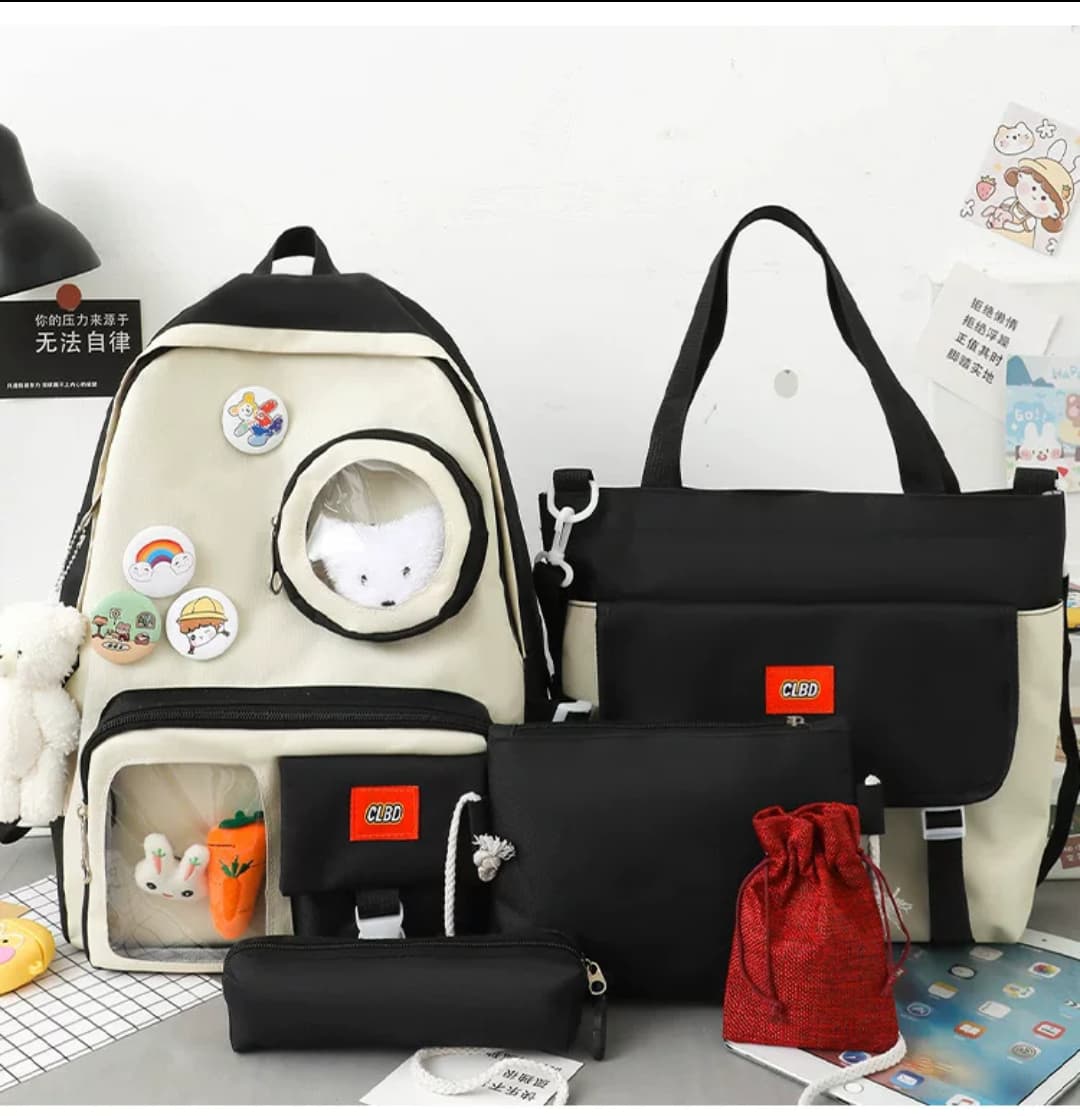 Cute Multi-Functional Girls Backpack Set – Stylish Travel & School Bag